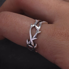 Barbed Ring (925 Sterling Silver)