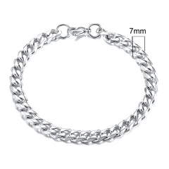 Cuban Chain Bracelet (Stainless Steel)