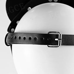 Faux Leather Fox Mask