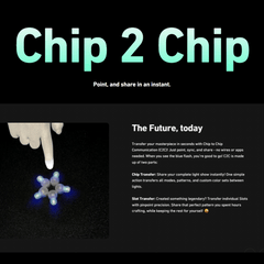 Futuristic Lights Atom Motion Reactive LED Gloves