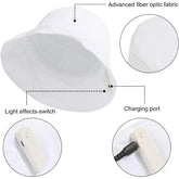 Optic Fibre LED Bucket Hat