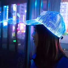 Optic Fibre LED Cap