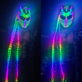 Neon Predator LED Mask (Performer Grade)