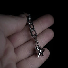 Silver Chainmace Earrings