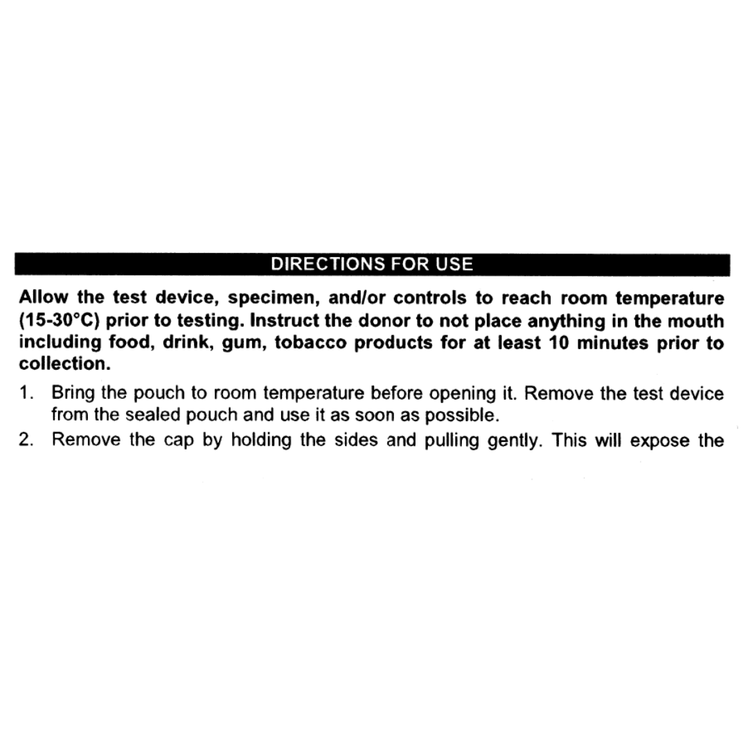 THC Rapid Saliva Drug Test Kit Euphorium Store