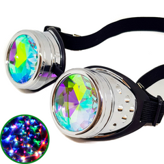 Chrome Kaleidoscope Goggles