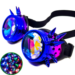 Galactic Steampunk Kaleidoscope Goggles
