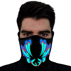 Blue Bane LED Mask (Sound Activated)