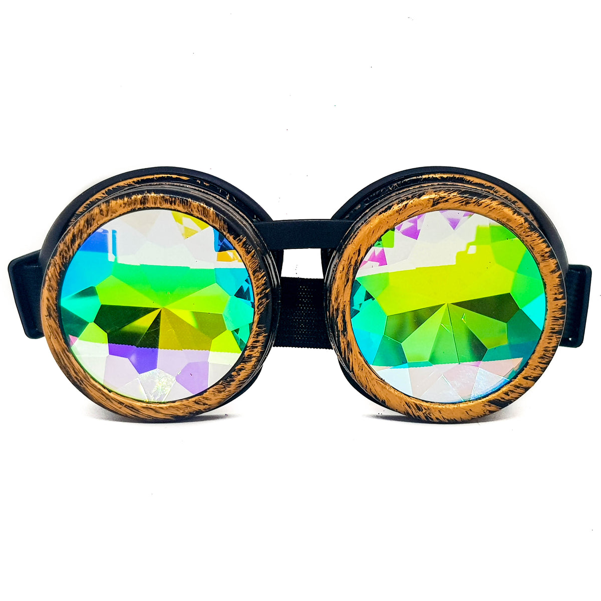 Brushed Copper Kaleidoscope Goggles V2 Euphorium Store