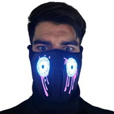 Bloodshot LED Mask (Sound Activated)