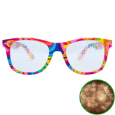 Kandi Swirl Heart Diffraction Glasses