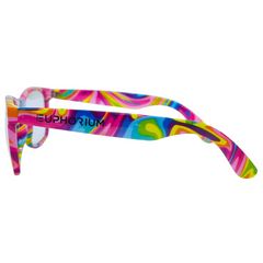 Kandi Swirl Heart Diffraction Glasses