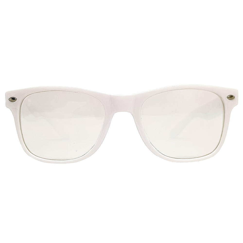 White wayfarer sunglasses discount