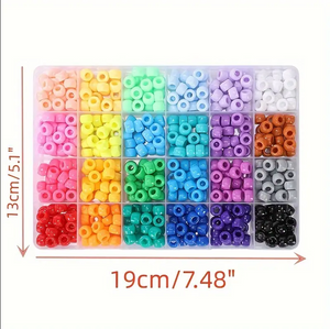 1000pcs Pony Beads Candy Set