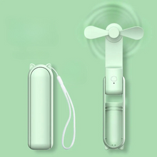 Load image into Gallery viewer, 2-in-1 Portable Handheld Mini Fan + Portable Charger