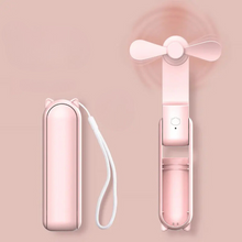 Load image into Gallery viewer, 2-in-1 Portable Handheld Mini Fan + Portable Charger