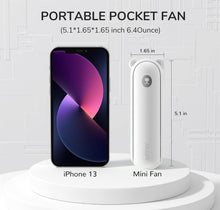 Load image into Gallery viewer, 2-in-1 Portable Handheld Mini Fan + Portable Charger