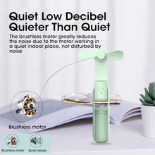 Load image into Gallery viewer, 2-in-1 Portable Handheld Mini Fan + Portable Charger