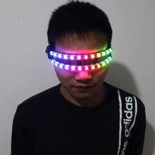 Load image into Gallery viewer, LUXE LED RGB Cyclops Glasses