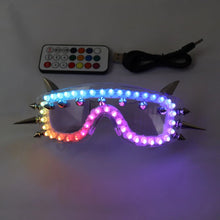 Load image into Gallery viewer, LUXE LED RGB Mechaniser Glasses