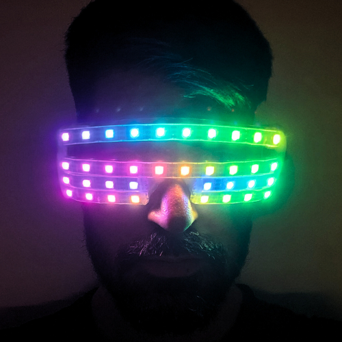 LUXE LED RGB Future Glasses