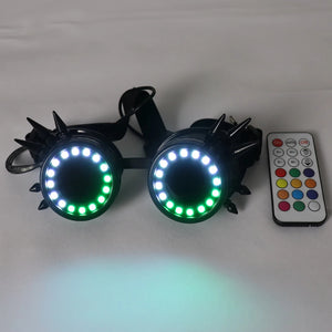 LUXE LED RGB Steampunk Goggles