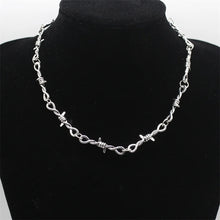 Load image into Gallery viewer, Barbed Wire Necklace