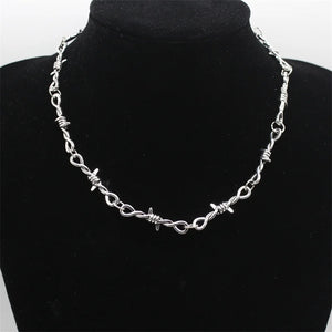 Barbed Wire Necklace