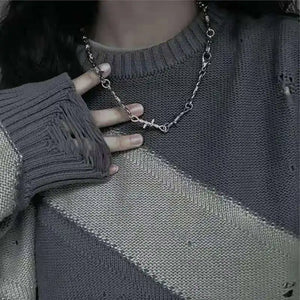 Barbed Wire Necklace