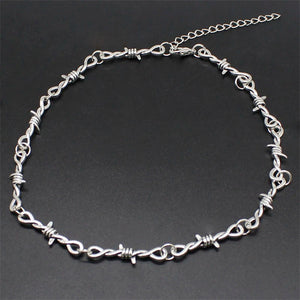 Barbed Wire Necklace