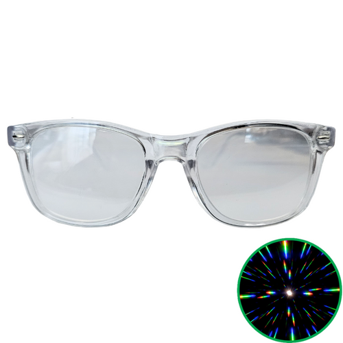 Clear Wayfarer Ultimate Diffraction Glasses