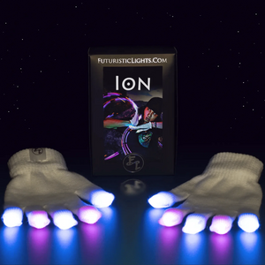 Futuristic Lights Ion LED Gloves