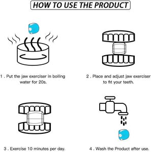 Jawline Exerciser Balls (Gurn Strengthener)