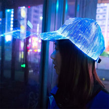 Load image into Gallery viewer, Multicolour LED Fibre Optic Hat