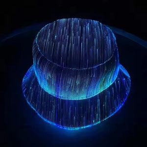 Multicolour LED Fibre Optic Bucket Hat