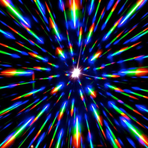 Psychedelic LED Extreme Diffraction Glasses