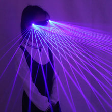 Load image into Gallery viewer, Purple LED Laser Speed Dealer Glasses
