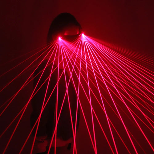 Red LED Laser Speed Dealer Glasses