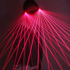 Red LED Laser Glasses