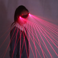 Red LED Laser Glasses