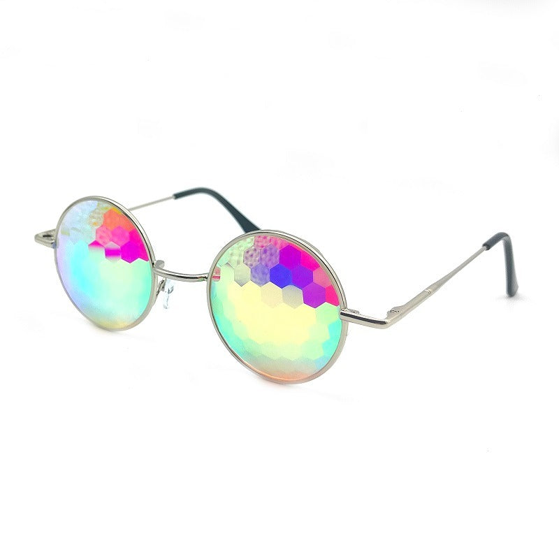 Bezelless Honeycomb Kaleidoscope Glasses