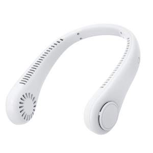 White Portable Neck Fan