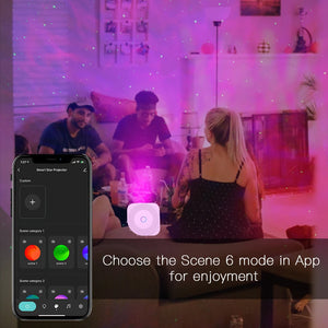 Smart Galaxy Projector (App Controlled, Music Mode & Voice Control)