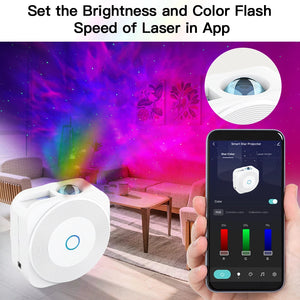 Smart Galaxy Projector (App Controlled, Music Mode & Voice Control)