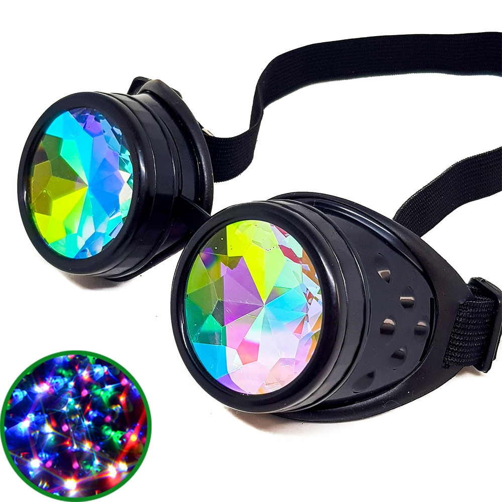 Black Kaleidoscope Goggles V2