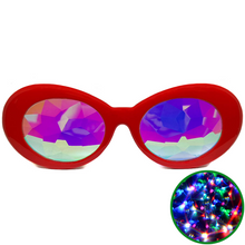 Load image into Gallery viewer, Red Clout Kaleidoscope Glasses