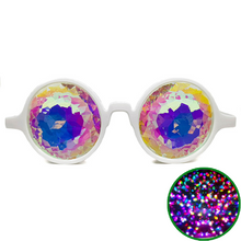 Load image into Gallery viewer, White Ultimate Kaleidoscope Glasses