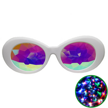 Load image into Gallery viewer, White Clout Kaleidoscope Glasses