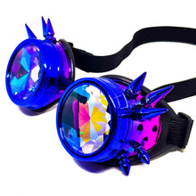 Load image into Gallery viewer, Galaxy Steampunk Kaleidoscope Goggles V2