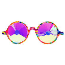 Load image into Gallery viewer, Kandi Swirl Wormhole Kaleidoscope Glasses
